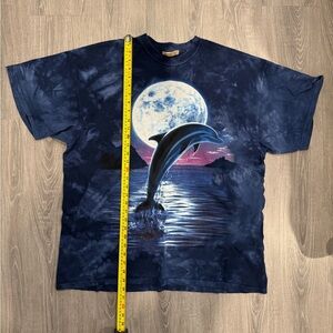 Vintage The Mountain Deep Blue Dolphin Graphic Tee